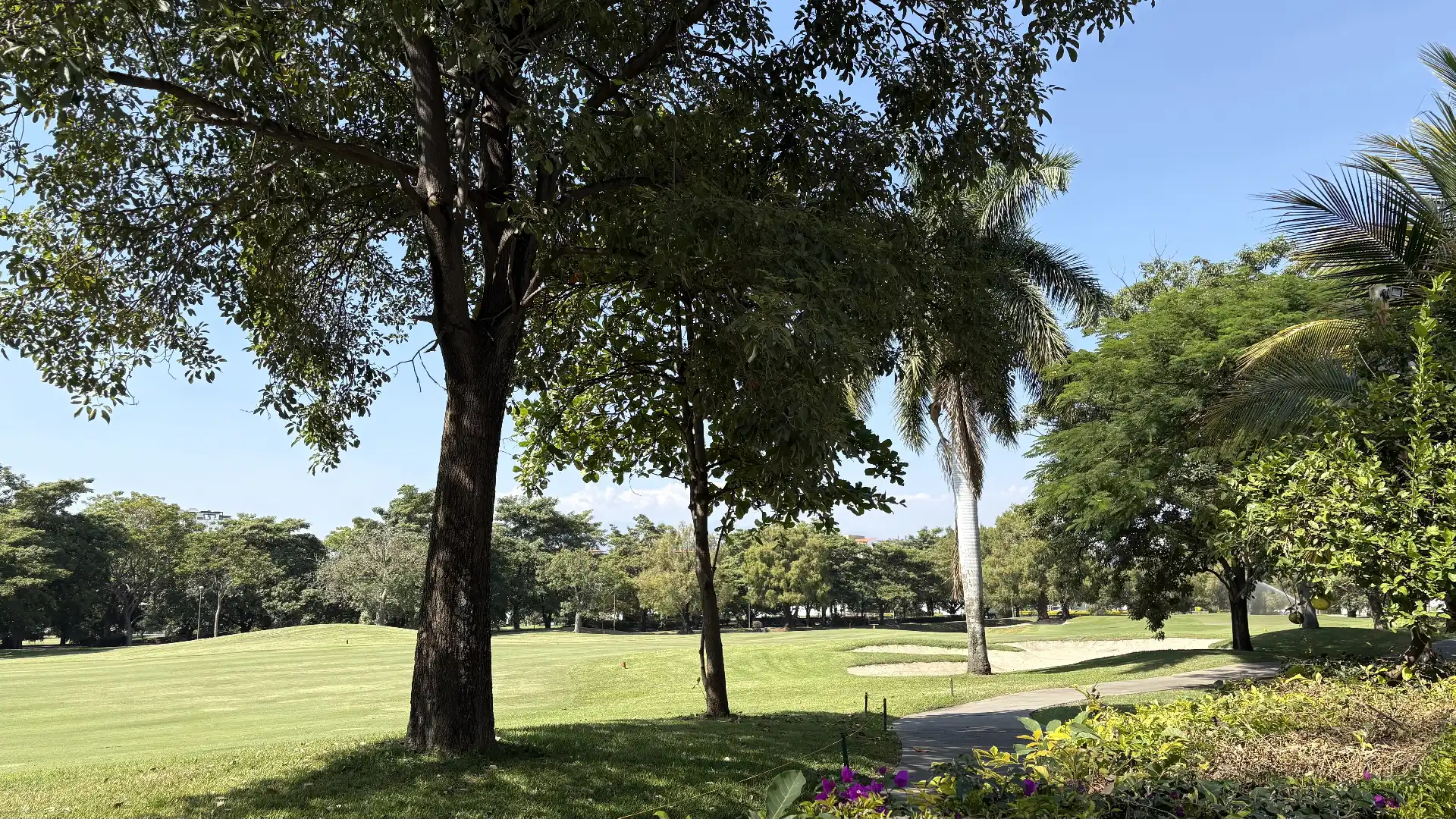Residencia con vista al campo de golf