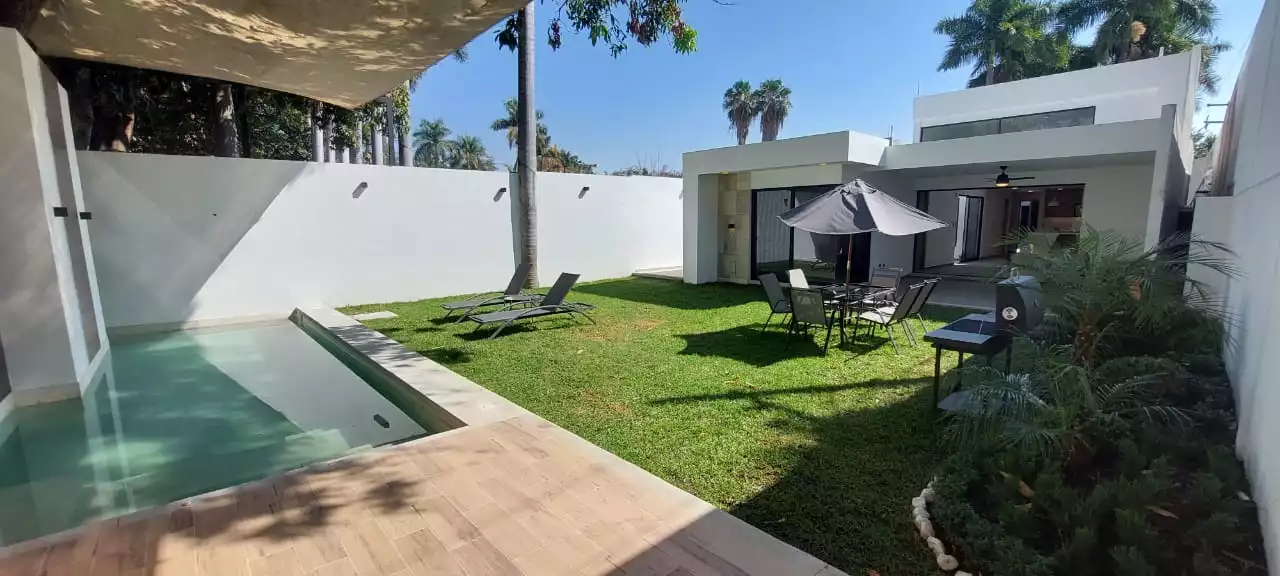 Preciosas casas en venta acabados de lujo fraccionamiento con vigilancia 24/7 en Yautepec, Morelos