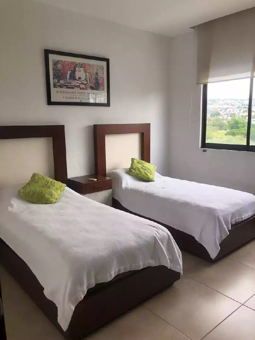 Departamento amueblado en renta, paraiso country club