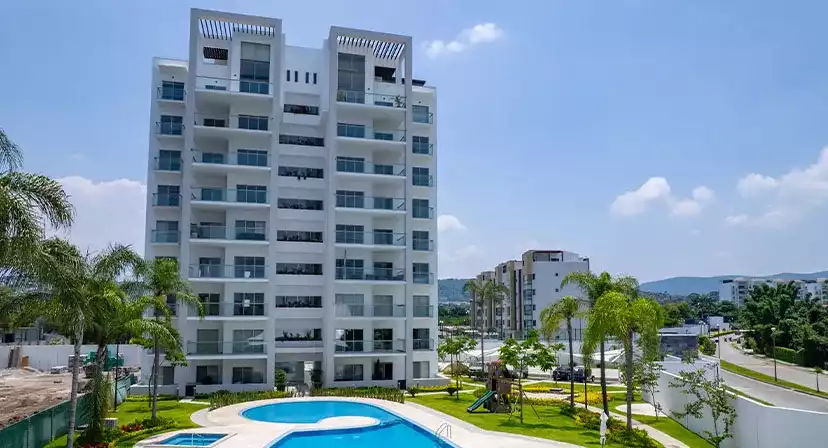 Departamento amueblado en renta, paraiso country club