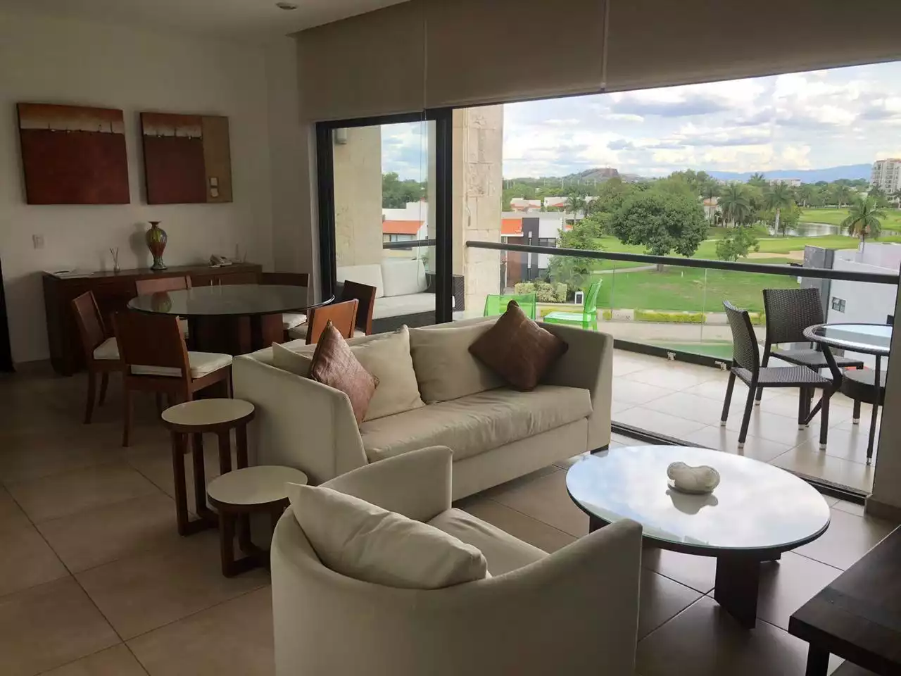 Departamento amueblado en renta, paraiso country club