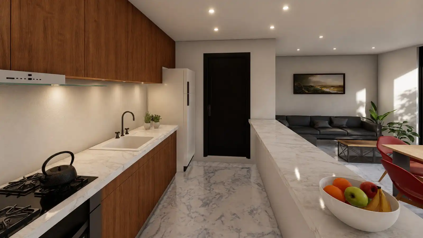 Casa Nueva en venta en zona norte  con recámara en planta baja, vigilancia